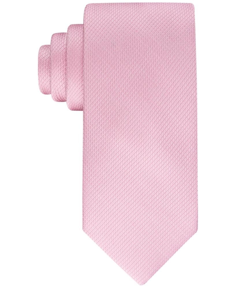 Tommy Hilfiger Men's Rope Solid Tie - Pink Cover