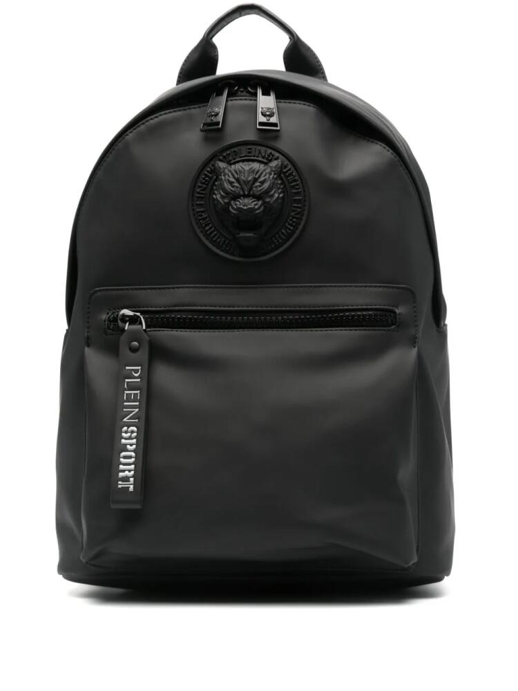 Plein Sport Boston logo-embossed backpack - Black Cover