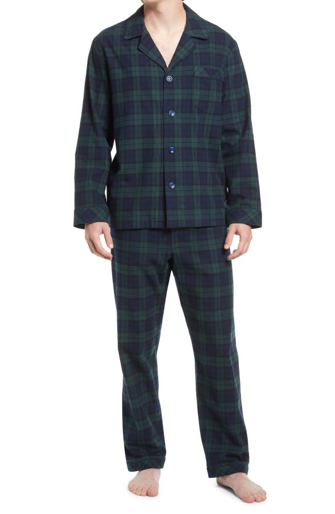 Majestic International Hearthside Flannel Pajamas in Blackwatch Cover