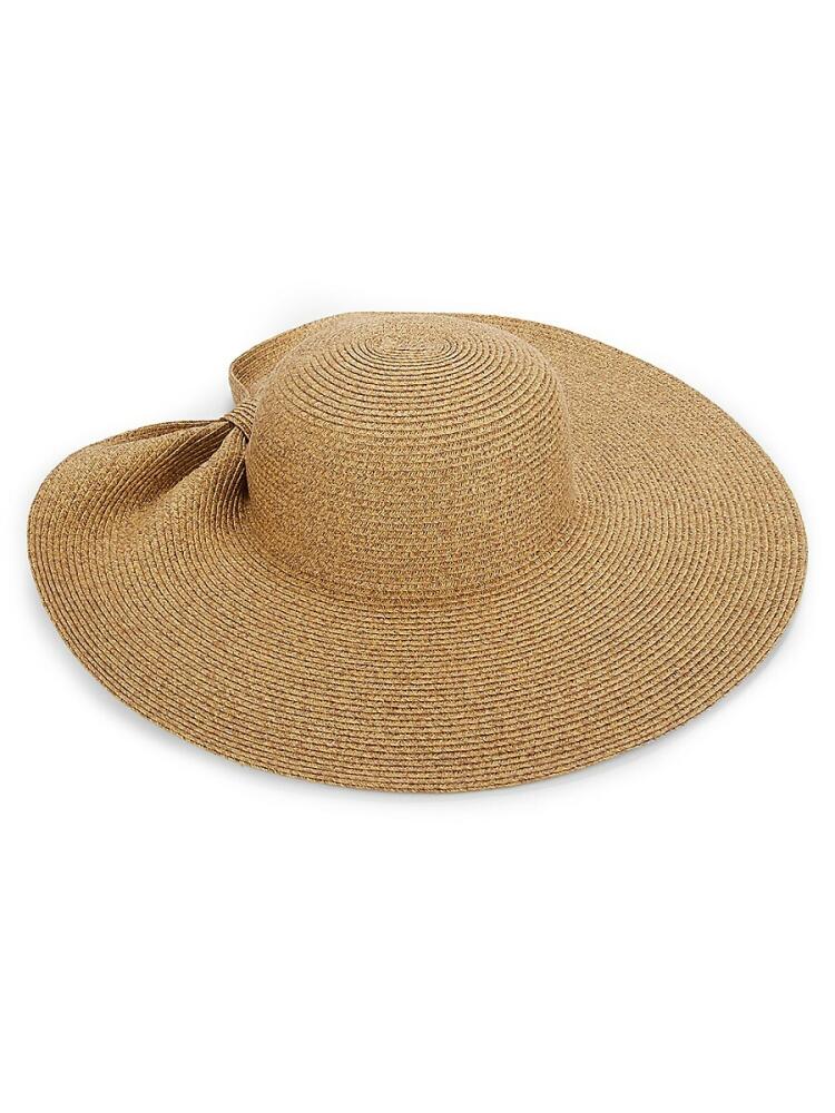 San Diego Hat Company Women's Textured Floppy Hat - Natural Cover