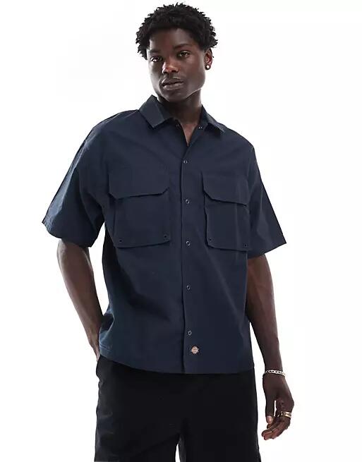 Dickies short sleeve Fishersville t-shirt in dark navy Cover