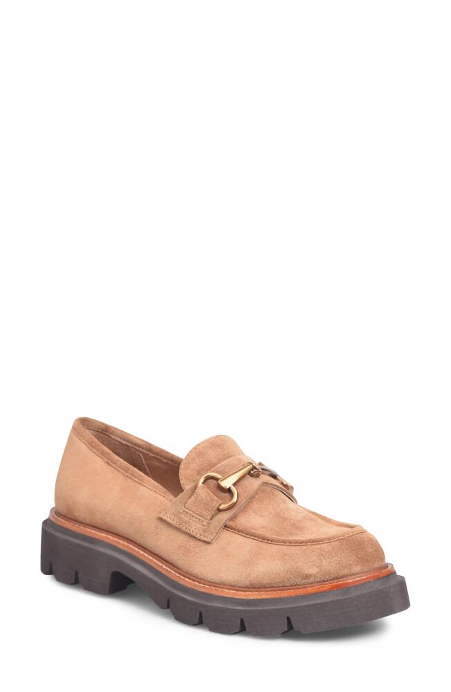 Söfft Satara Platform Bit Loafer in Havana Brown Suede Cover