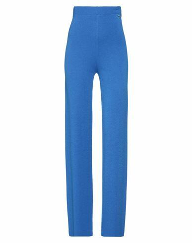 No-nà Woman Pants Blue Viscose, Polyester, Polyamide Cover