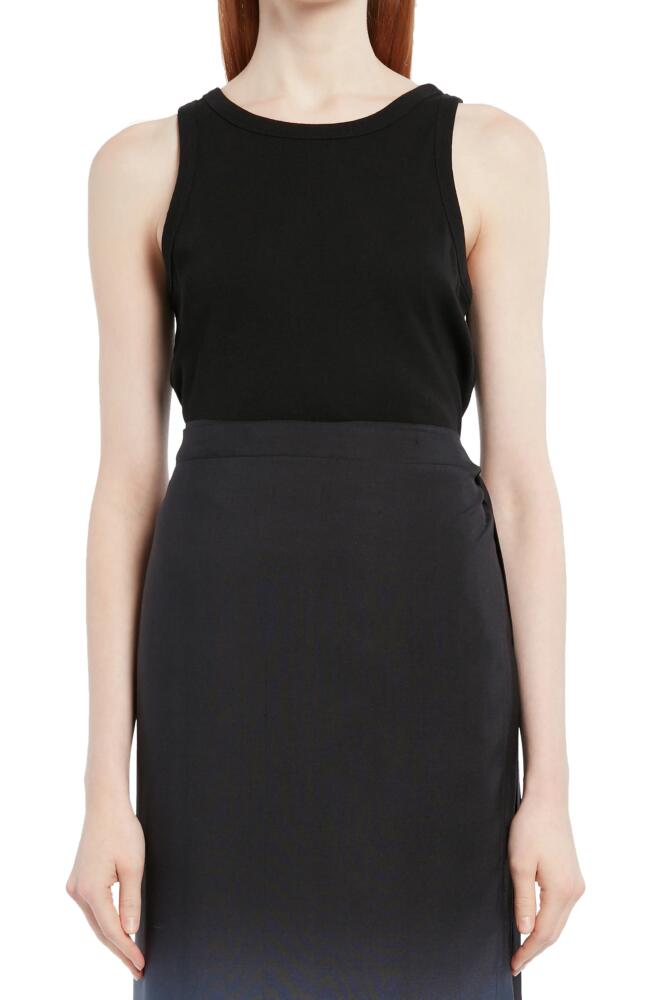 The Row Frankie Rib Organic Cotton Tank Top in Black Cover