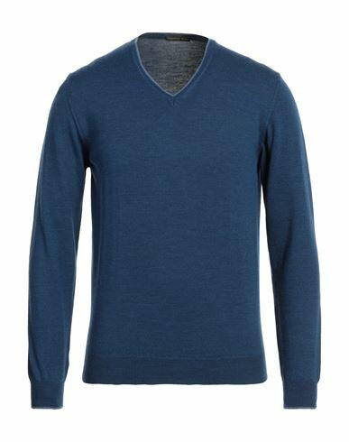 Thomas Reed Man Sweater Navy blue Merino Wool Cover