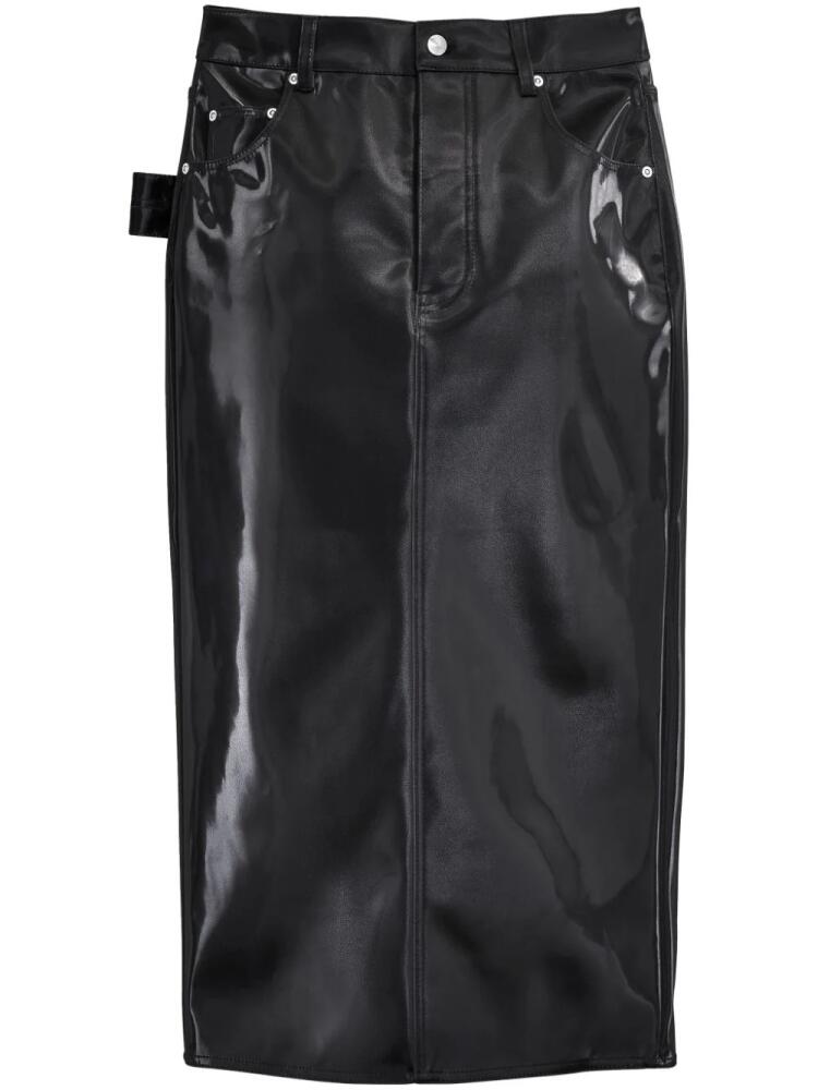 Marc Jacobs reflective midi skirt - Black Cover