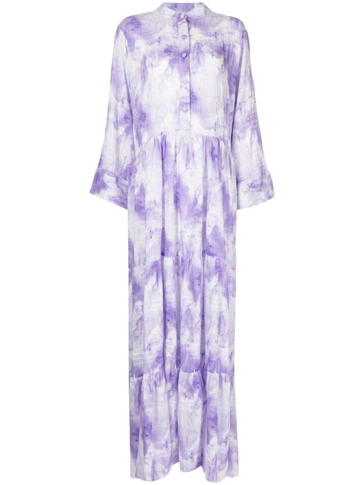 Bambah Gardenia maxi dress - Purple Cover