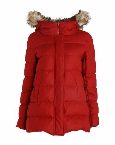 Herno Woman Puffer Red Virgin Wool, Polyamide, Modacrylic, Acrylic Cover