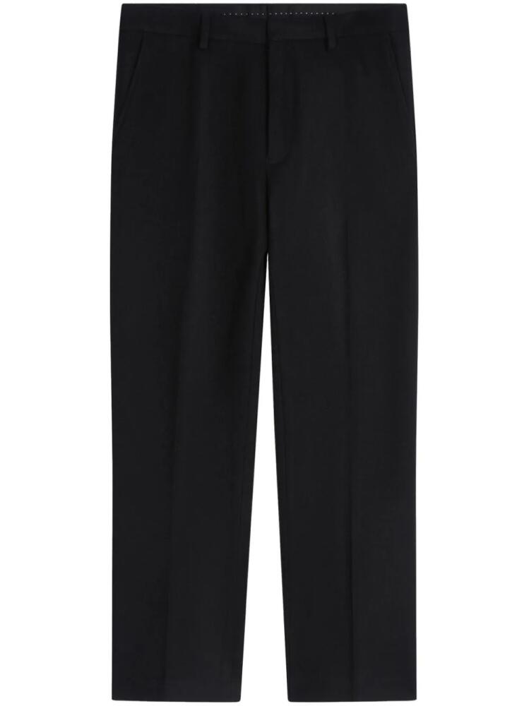 DRIES VAN NOTEN slim wool cropped trousers - Black Cover