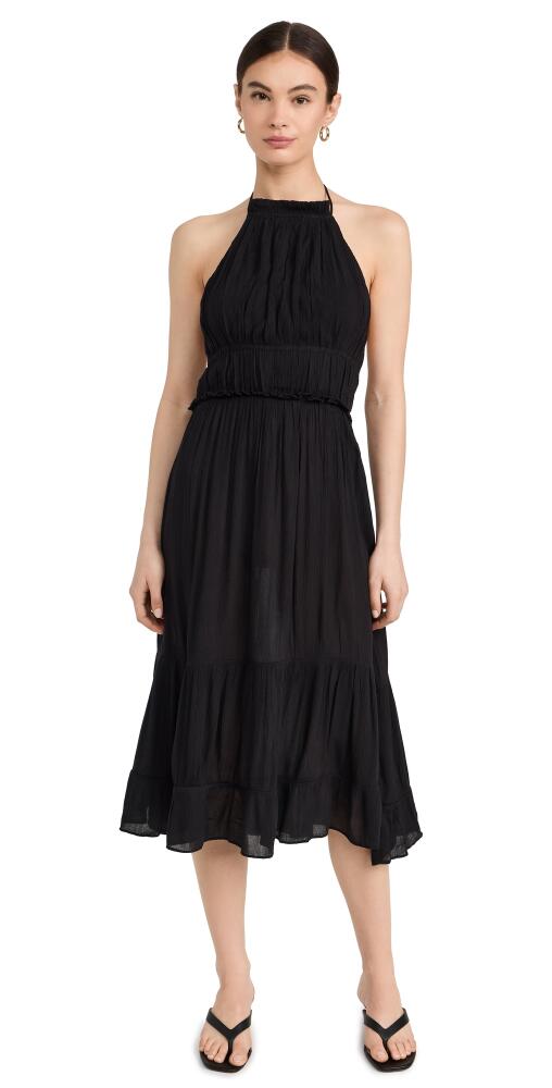 Playa Lucila Halter Maxi Dress Black Cover