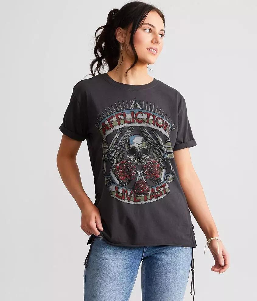 Affliction American Customs Hollow Point T-Shirt Cover