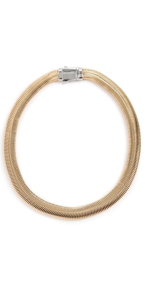 DEMARSON Naomi Necklace 12K Shiny Gold/Ir Cover