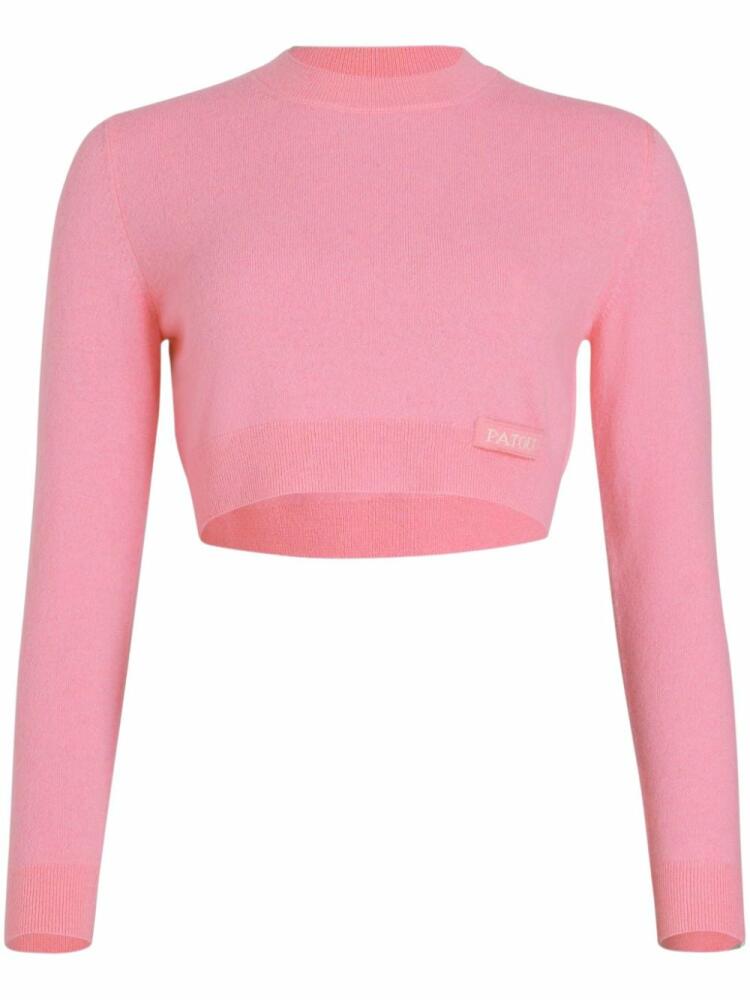 Patou cropped sweater - Pink Cover