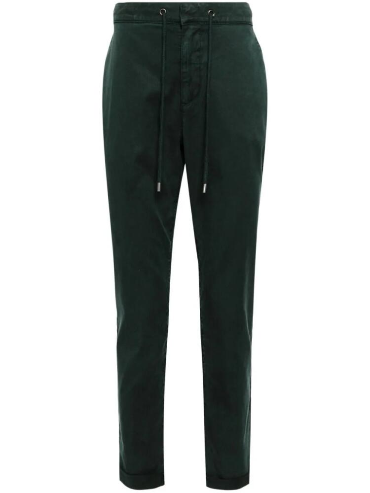 PAIGE Fraser lyocell tapered trousers - Green Cover