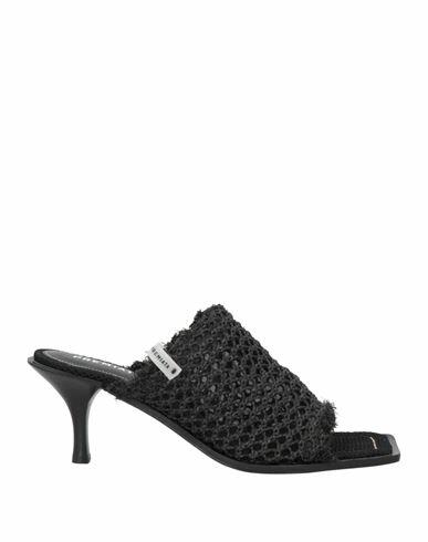 Premiata Woman Sandals Black Natural raffia Cover