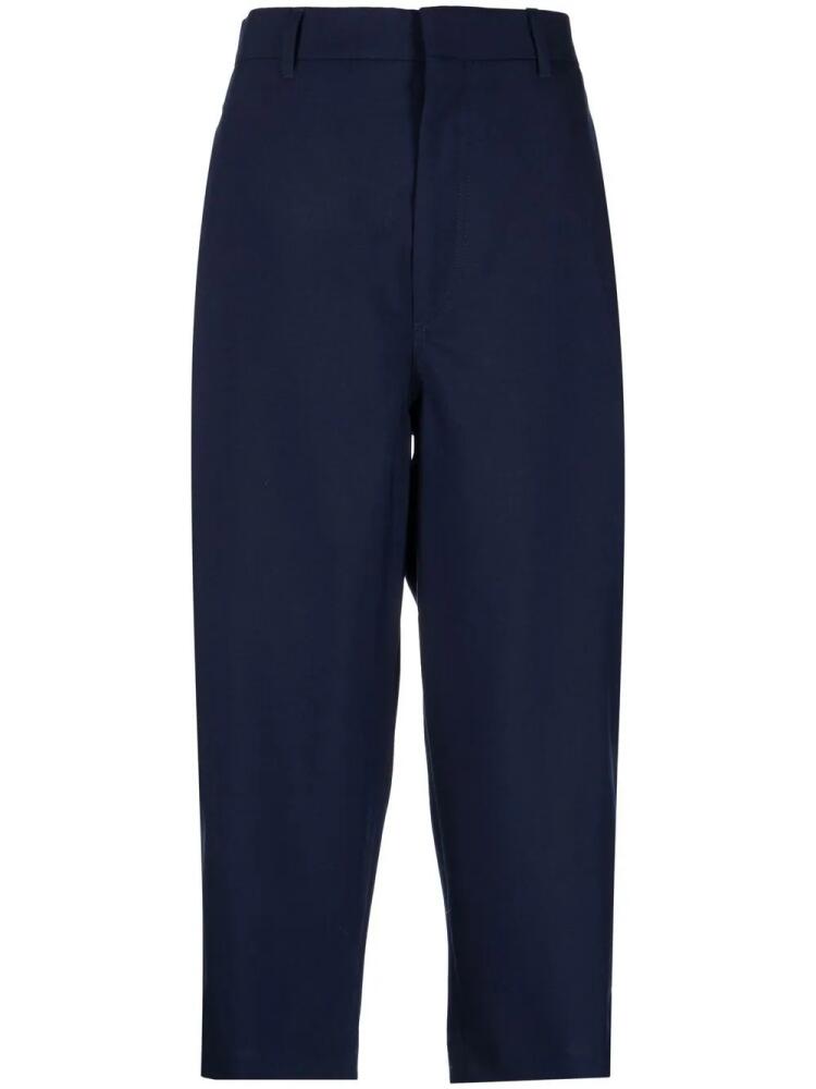 Marni cropped wide-leg trousers - Blue Cover