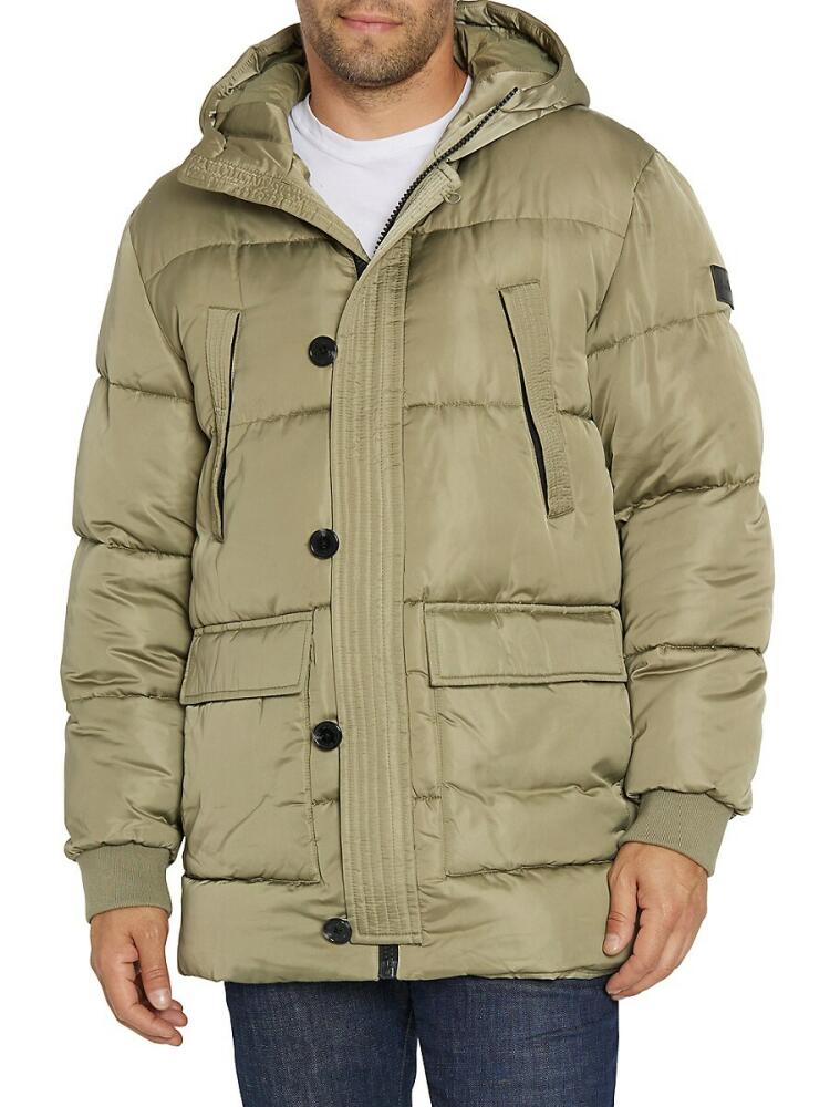 Sam Edelman Men's Puffer Parka - Sage Green Cover