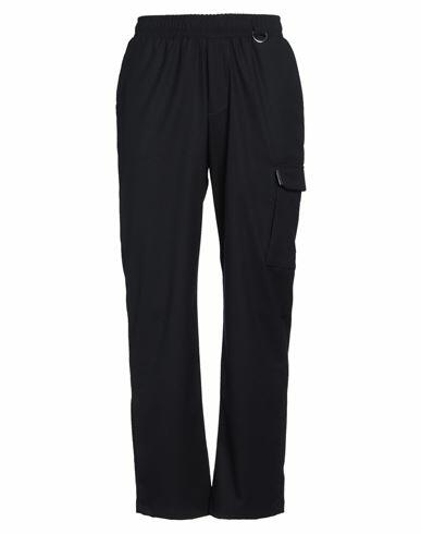 Family First Milano Man Pants Midnight blue Polyester, Viscose, Wool, Elastane Cover