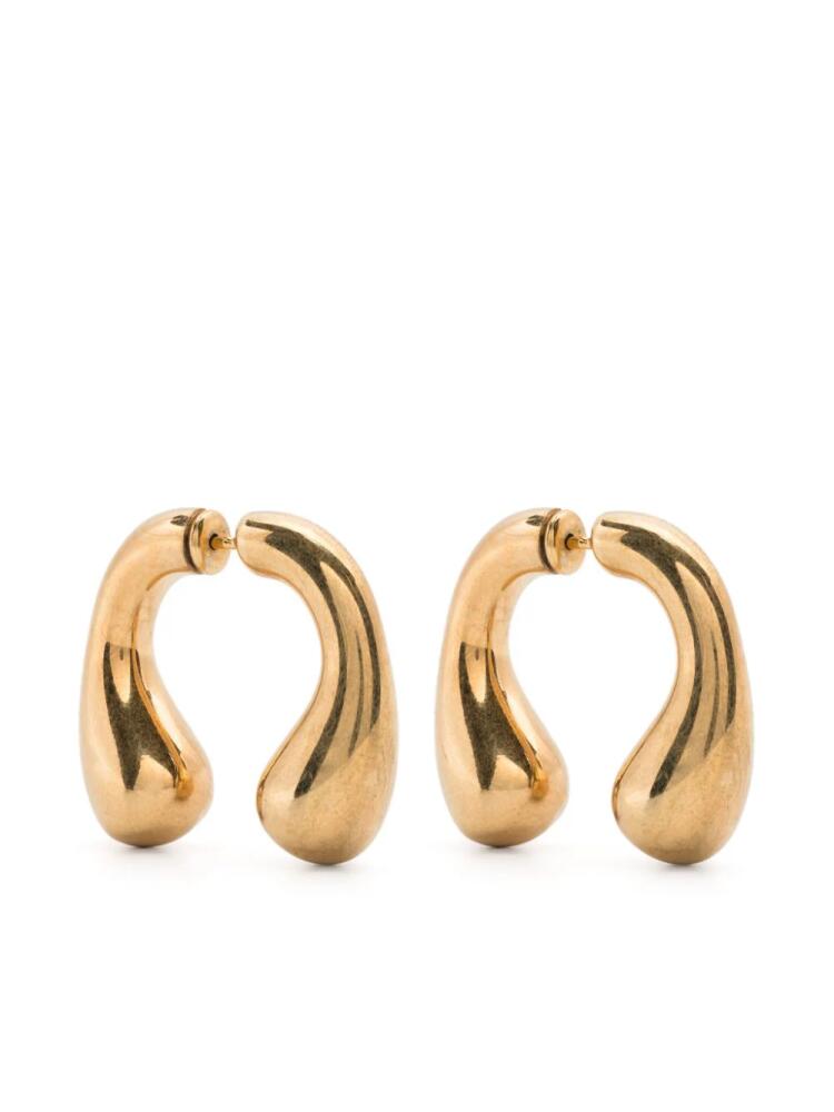 Panconesi stud copper earrings - Gold Cover