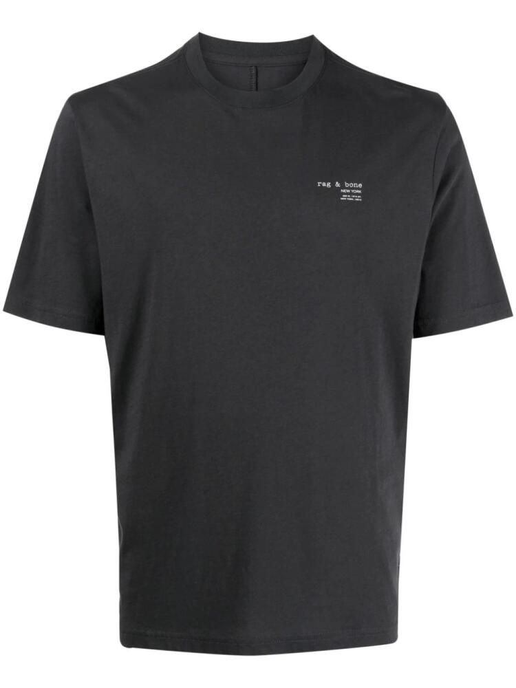 rag & bone logo-print T-shirt - Black Cover