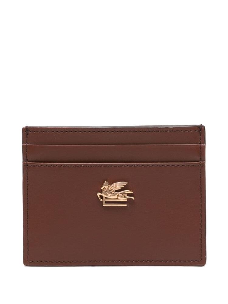 ETRO Pegaso-plaque cardholder - Brown Cover