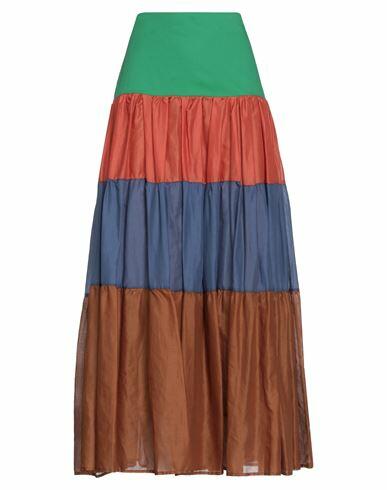 Kaos Woman Maxi skirt Rust Cotton Cover