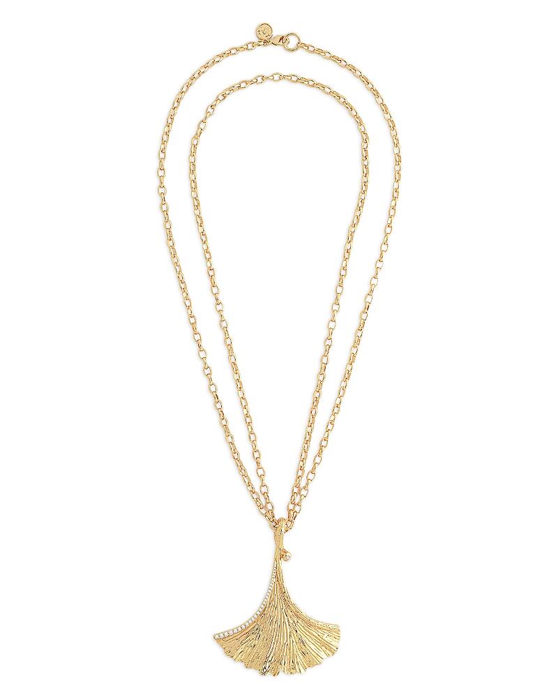 Anabel Aram Gingko Pendant Necklace in 18K Gold Plated, 36 Cover