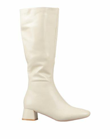 Francesco Milano Woman Boot Cream Leather Cover