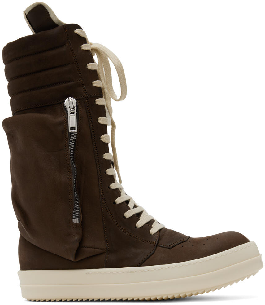 Rick Owens Brown Cargobasket Sneakers Cover