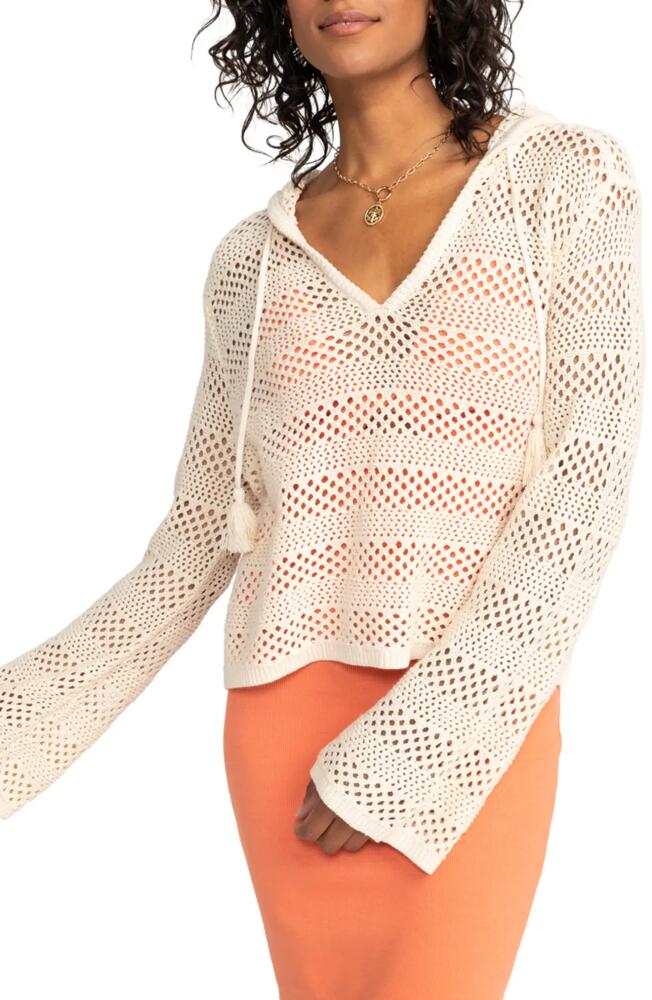 Roxy After Beach Break II Cover-Up Hoodie Sweater in Brazilian Sand Cover