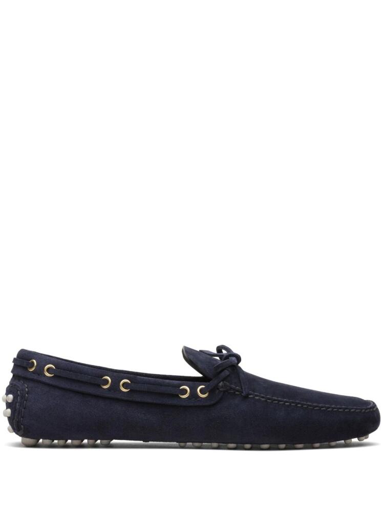 Car Shoe Lux Driving suede loafers - Blue Cover