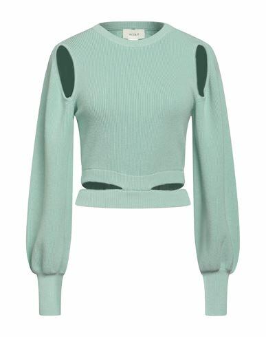 Vicolo Woman Sweater Light green Viscose, Polyester Cover