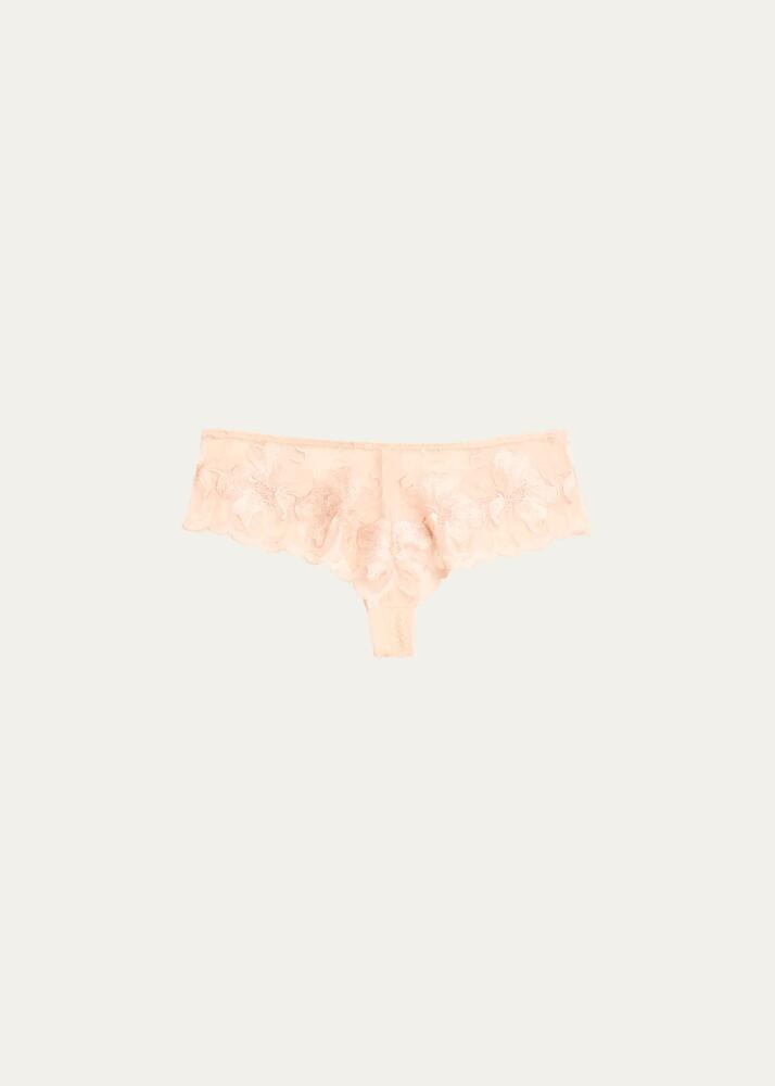 Chantelle Fleur Floral-Embroidered Lace Hipster Briefs Cover