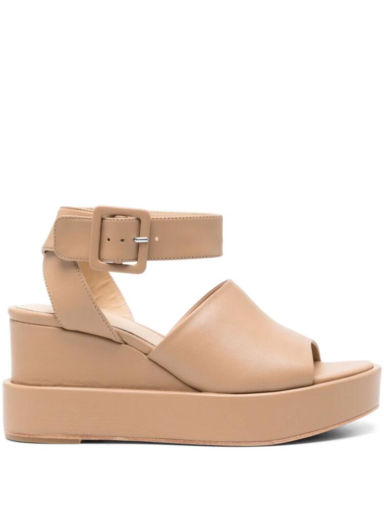 Paloma Barceló 50mm wedge sandals - Neutrals Cover