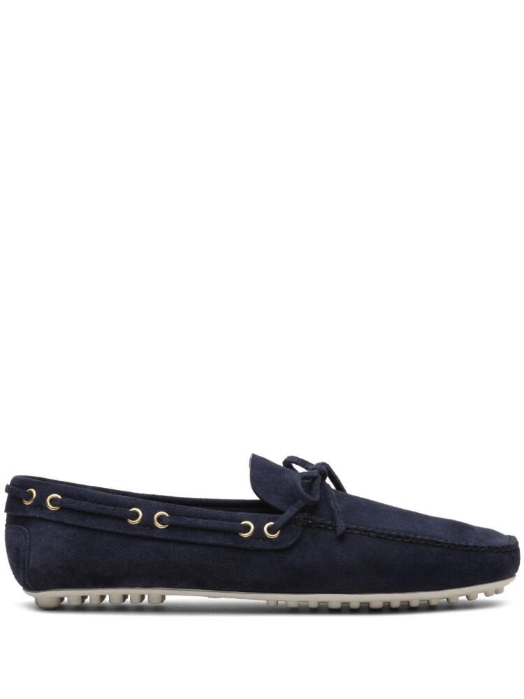 Car Shoe Lux Driving suede loafers - Blue Cover