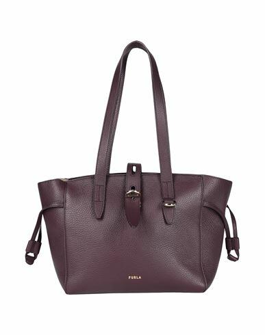 Furla Furla Net S Tote 24 Woman Handbag Deep purple Calfskin Cover