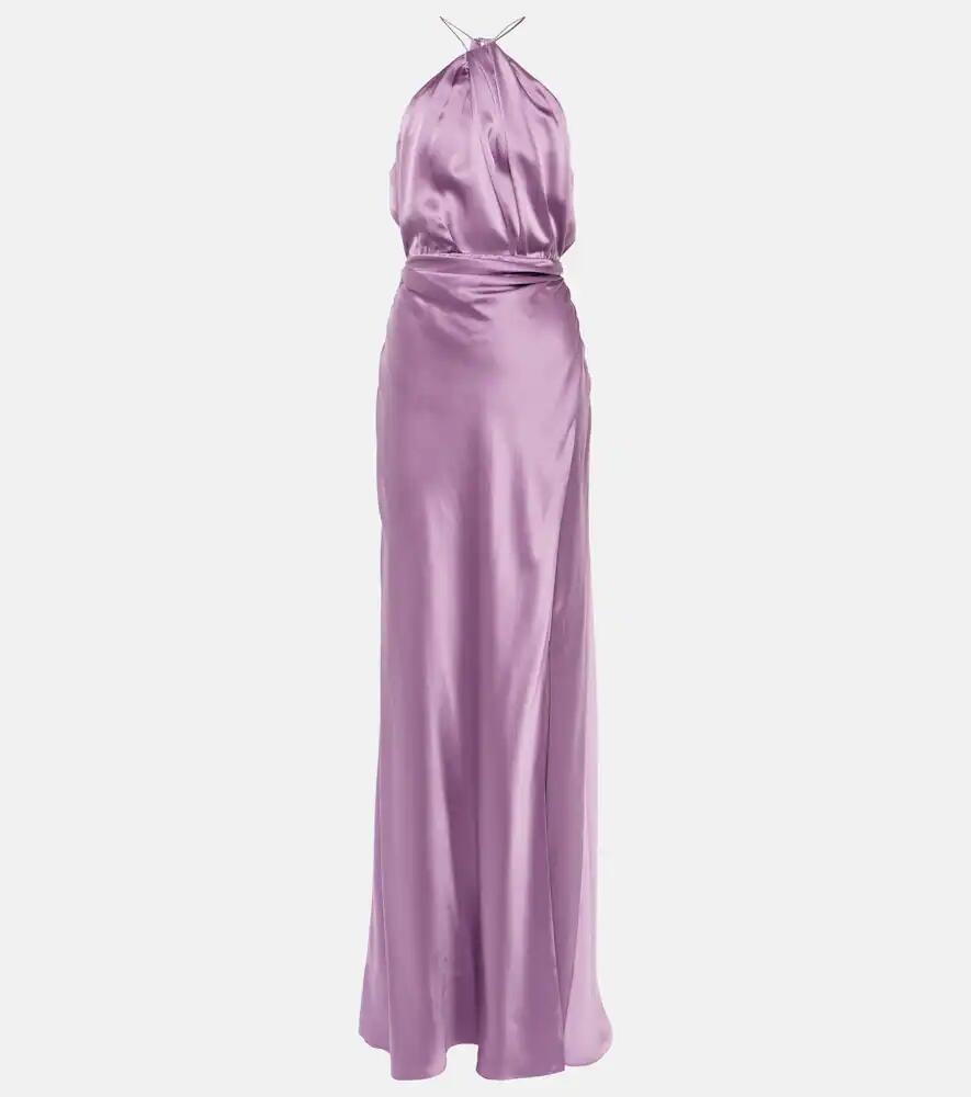 The Sei Asymmetric silk gown Cover