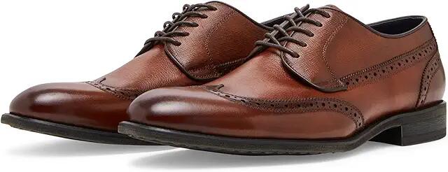 Steve Madden Aamari (Tan) Men's Lace Up Wing Tip Shoes Cover