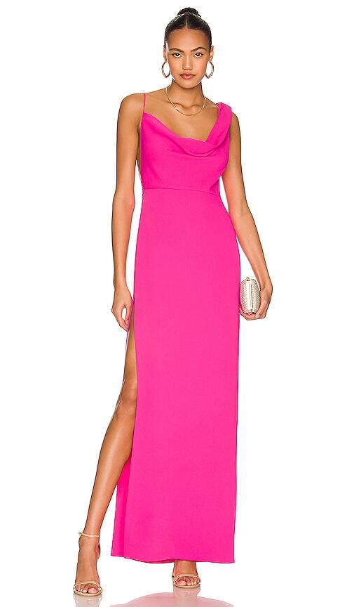 Amanda Uprichard x REVOLVE Arial Gown in Fuchsia Cover