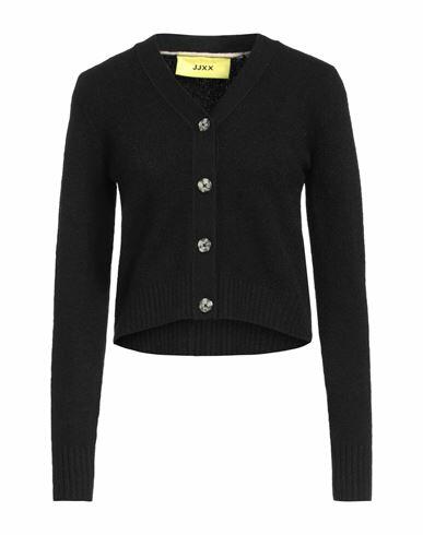 Jjxx By Jack & Jones Woman Cardigan Black Recycled polyester, Acrylic, Wool, Elastane Cover