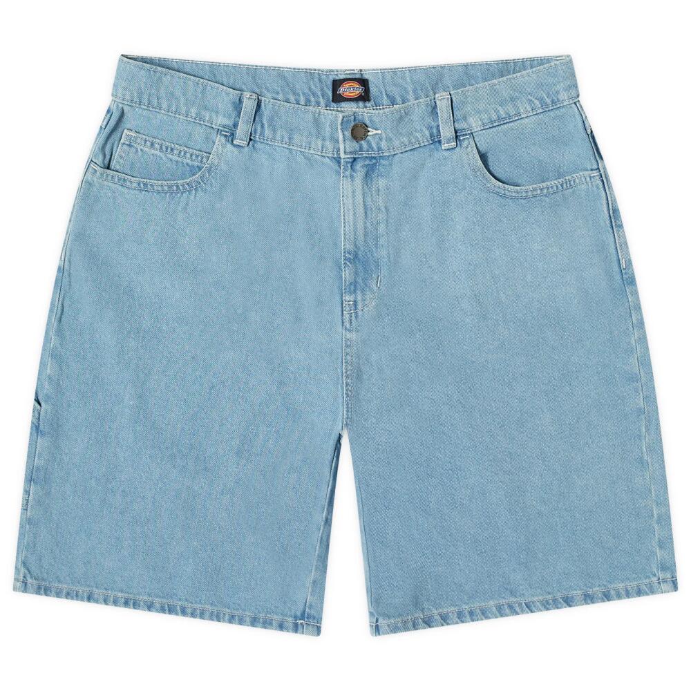 Dickies Women's Herndon Shorts in Vintage Aged Blue Cover