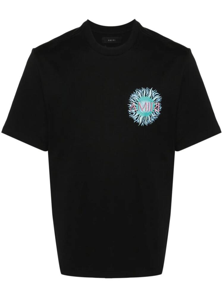 AMIRI logo-print cotton T-shirt - Black Cover