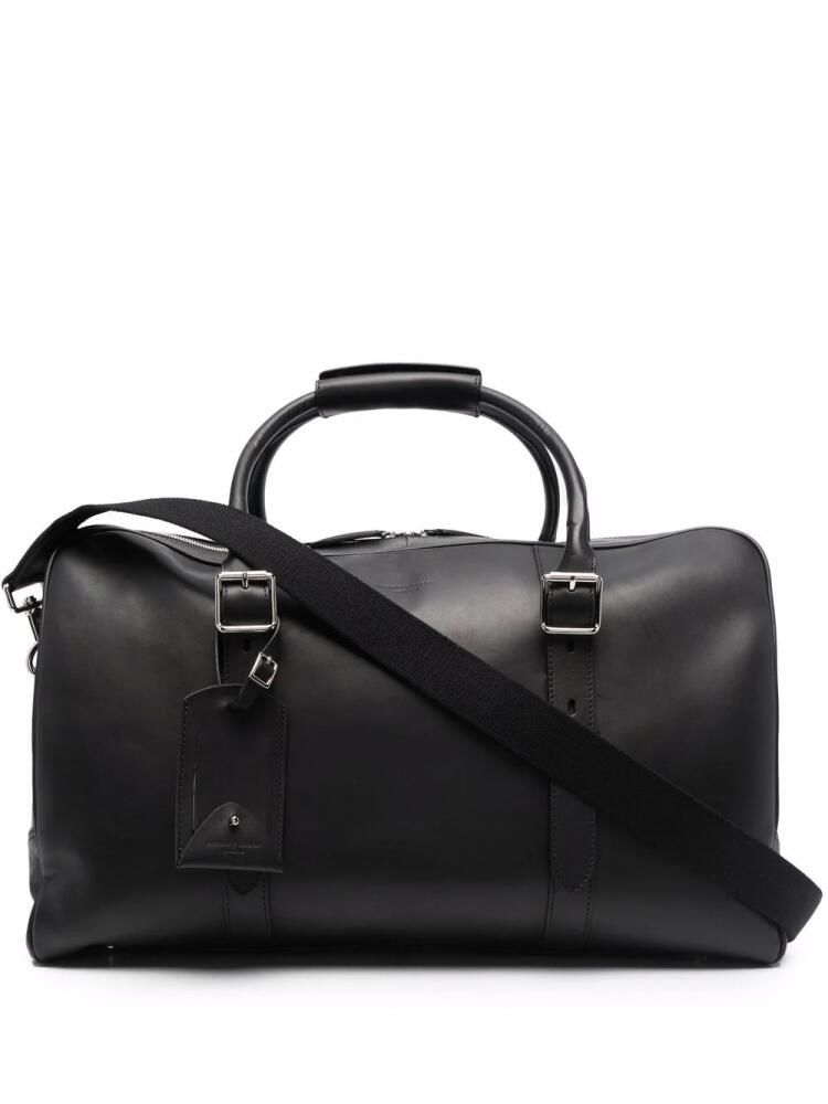 Aspinal Of London Harrison weekender leather bag - Black Cover