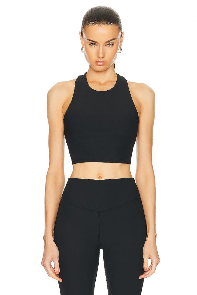 THE UPSIDE Ribbed Samara Crop Top in Black Cover