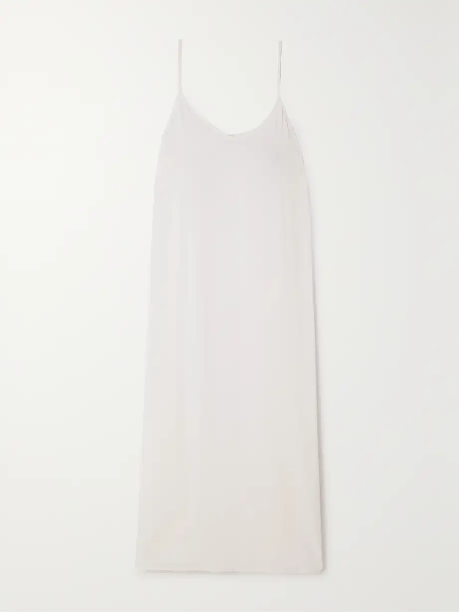 Eres - Jersey Midi Dress - White Cover