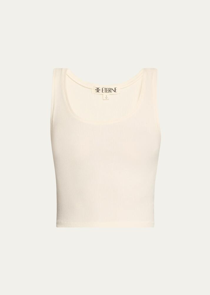 Eterne Square-Neck Cropped Tank Top Cover