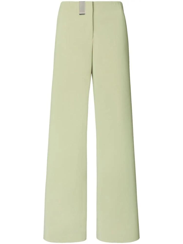 Tory Burch Jersey Wide-leg Trousers - Green Cover