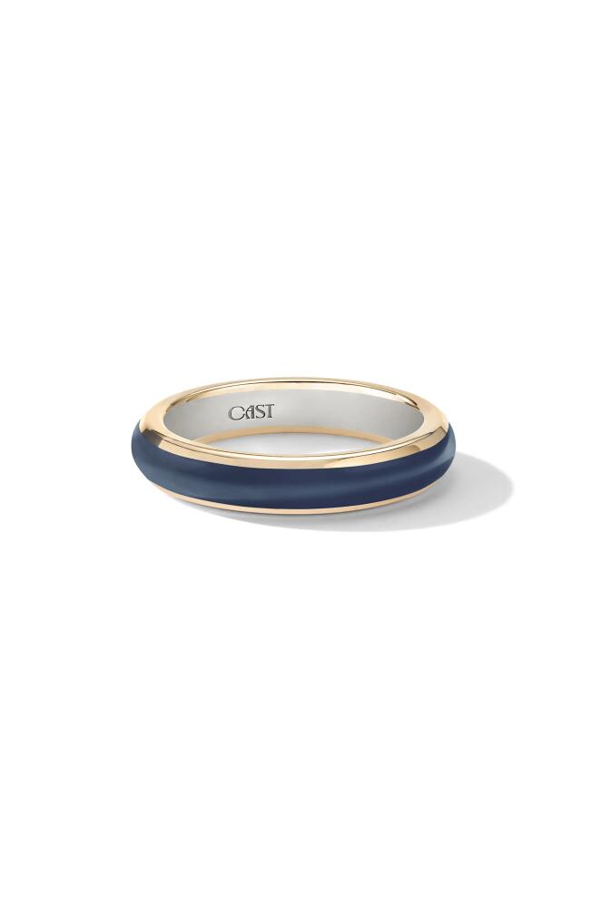 Cast The Halo Stacking Ring in Deep Navy Cover