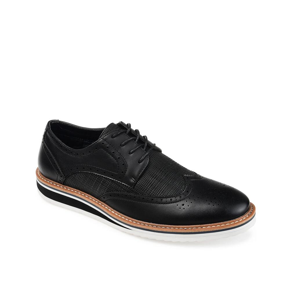 Vance Co. Wide Width Warrick Wingtip Oxford | Men's | Black Cover