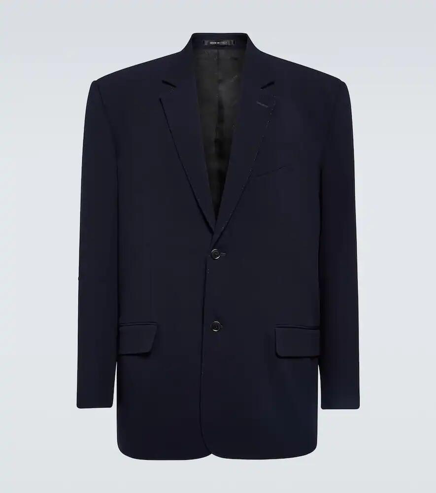 Balenciaga Oversized wool twill blazer Cover